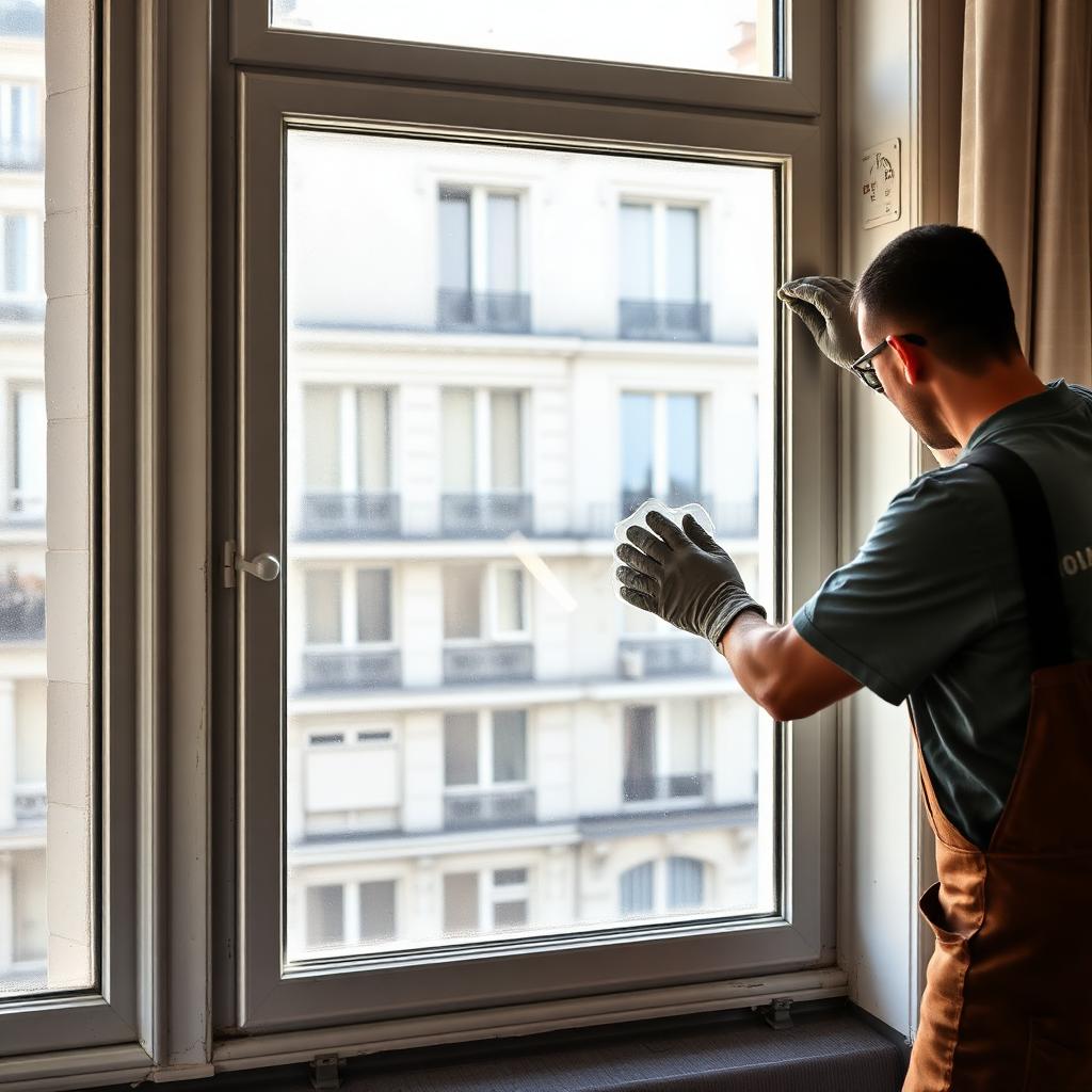 Artisan vitrerie en intervention à Paris